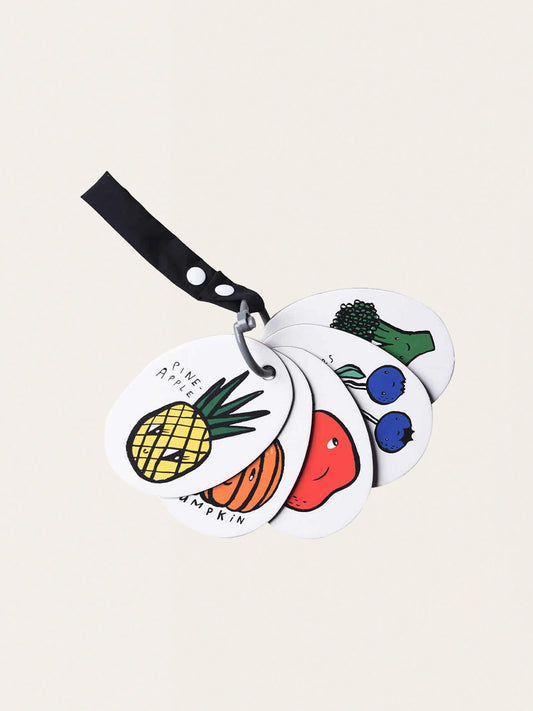 Ilustrowane karty do wózka z uchwytem