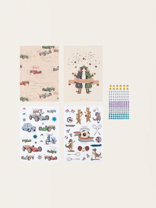 Zestaw art. plastycznych w kuferku