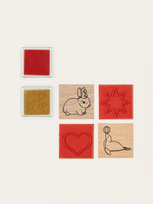 Zestaw art. plastycznych w kuferku