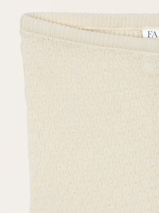 Bawełniane spodenki z dzianiny pointelle Venti