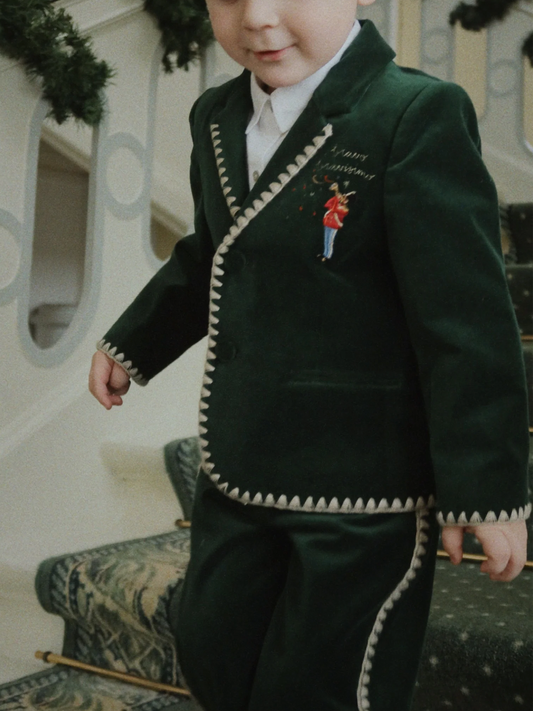 Eleganckie spodnie welurowe Rocky