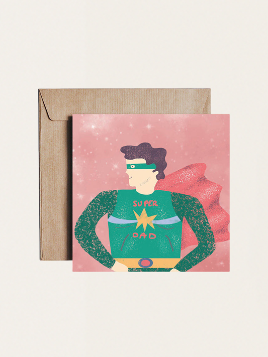 Kartka okolicznościowa - Dzień Taty - Super Dad