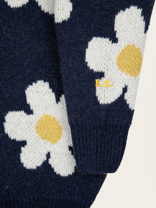 Wełniany sweter Kids - Big Flower