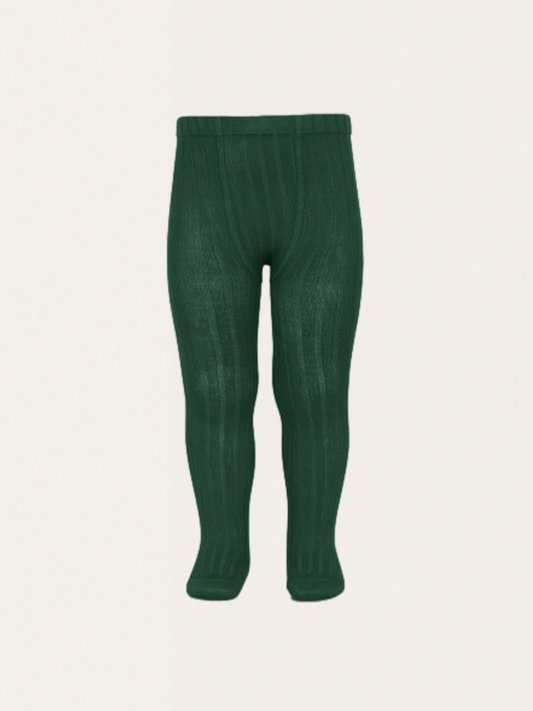 Prążkowane rajstopy basic