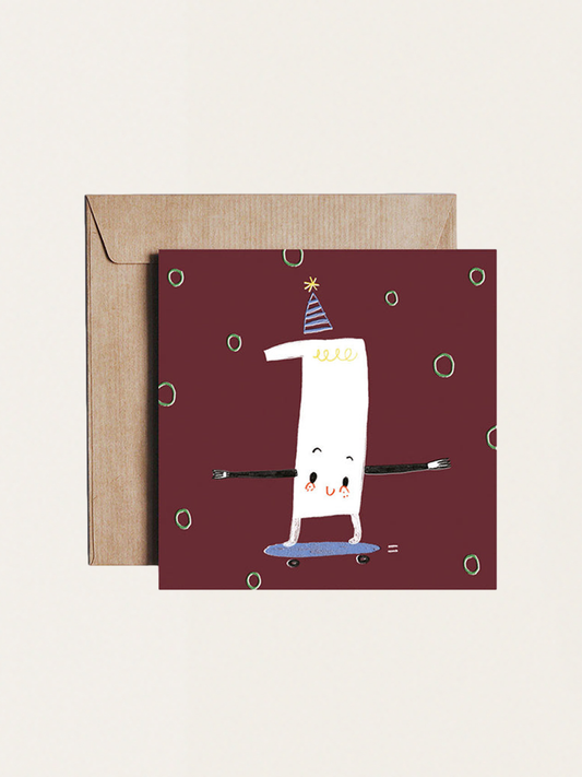 Kartka urodzinowa Happy Birthday Seven - 7