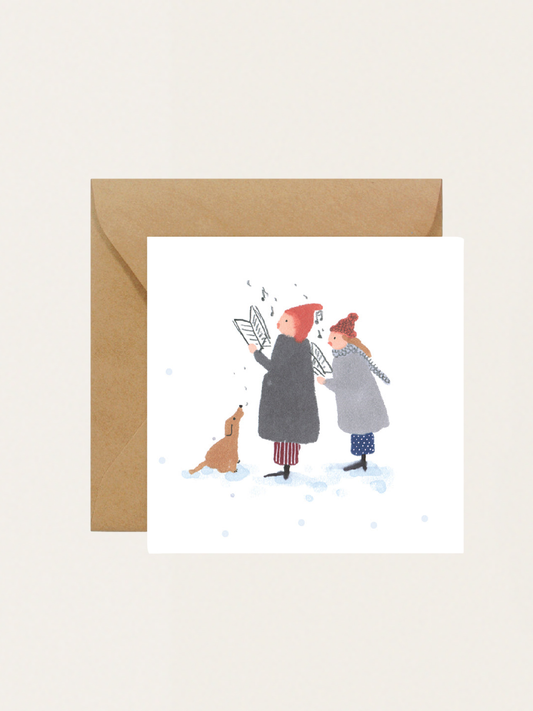 Kartka okolicznościowa - Święta - Kolędnicy