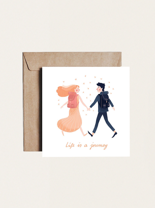 Kartka okolicznościowa - Life Is A Journey