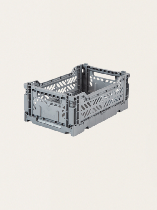 Lekka składana skrzynka MINI grey