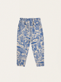 Sztruksowe spodnie z talią paperbag Kids Wonderland all over