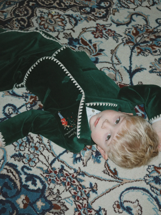 Eleganckie spodnie welurowe Rocky