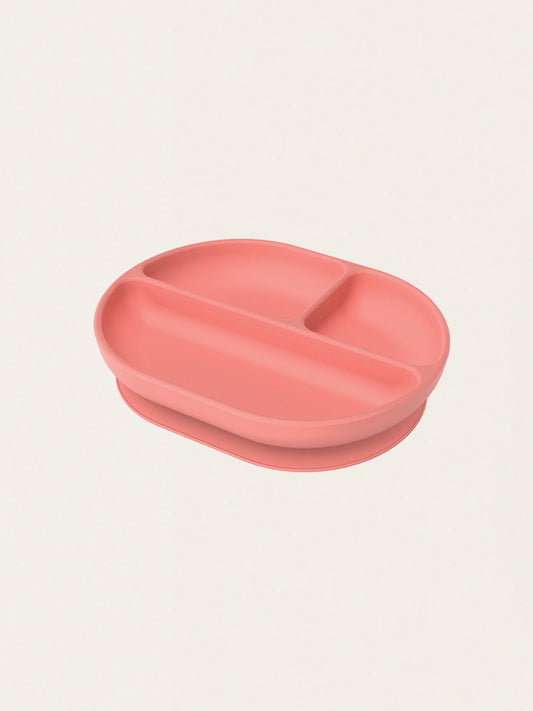 Silikonowy talerz z przegródkami i przyssawką