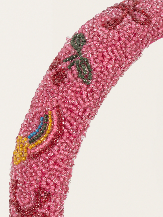 Szeroka opaska do włosów Bubblegum