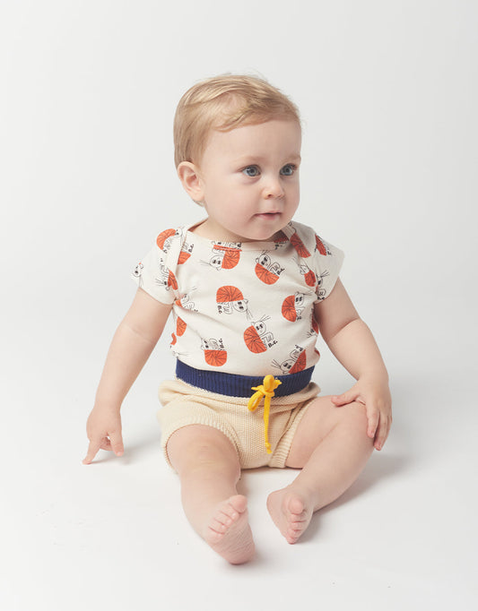 Bawełniane body z krótkim rękawem Baby