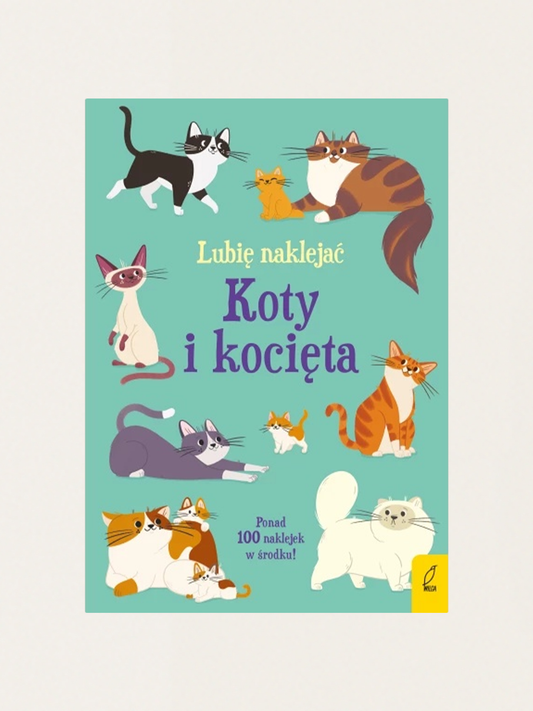 Lubię naklejać. Koty i kocięta