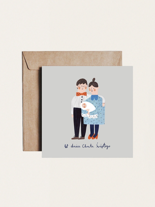 Kartka okolicznościowa - Chrzest Święty - Holy Family