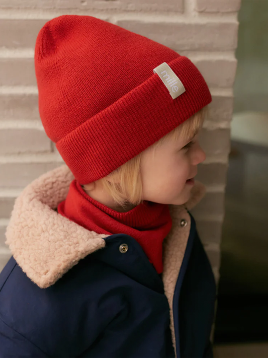 Czapka typu beanie z wełny merino 'Fine'