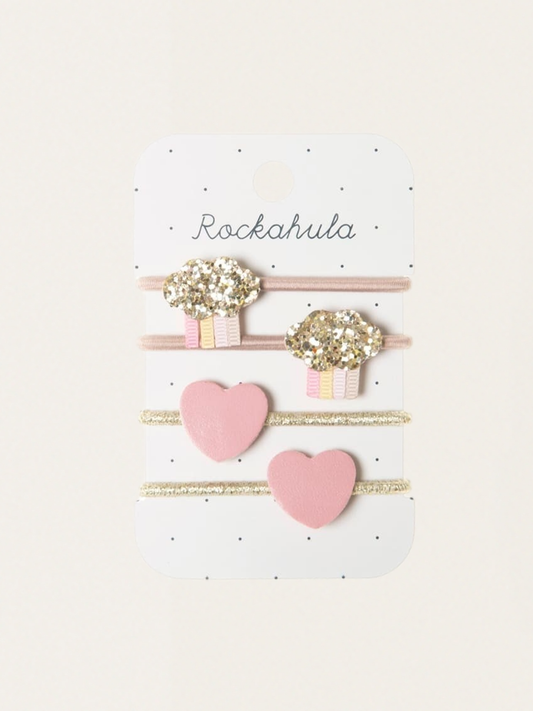 Gumki do włosów 4 szt. Rainy Cloud Ponies