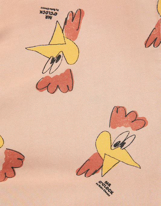 Sukienka z kołnierzykiem Baby Mr o'clock all over