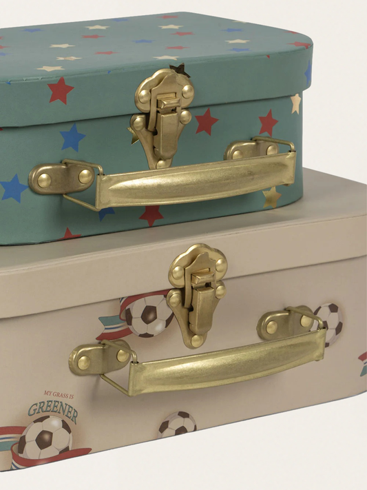 Zestaw dwóch pudełek - walizek