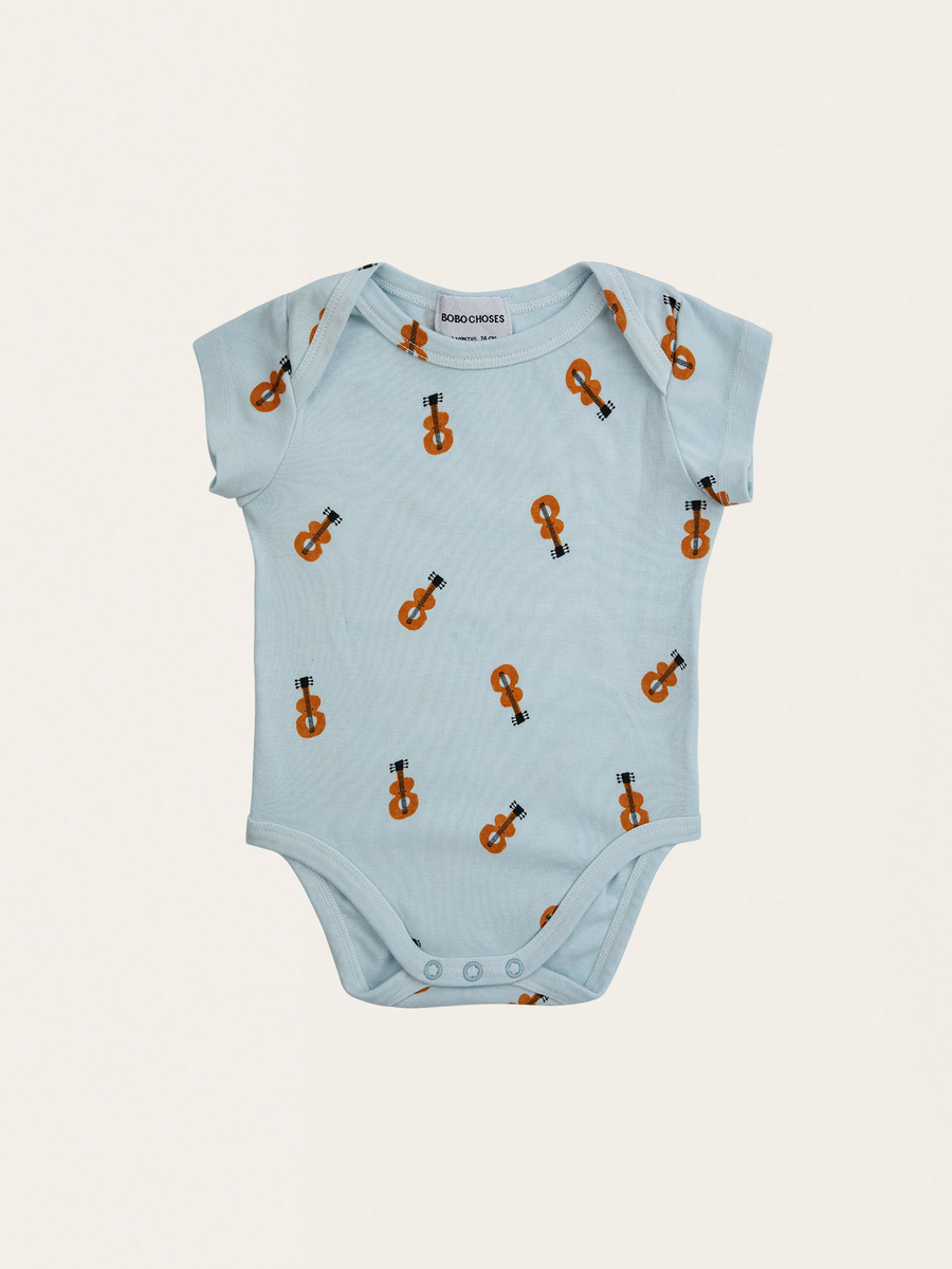 Zestaw niemowlęcy - body Acoustic Guitar i akcesoria Vichy