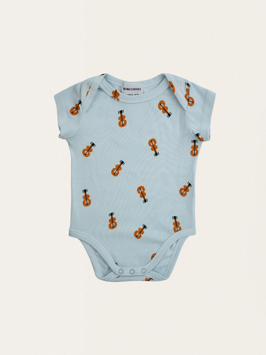 Zestaw niemowlęcy - body Acoustic Guitar i akcesoria Vichy