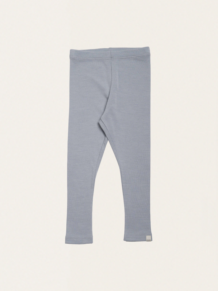 Ciepłe legginsy z mieszanki wełny i jedwabiu Powder Blue