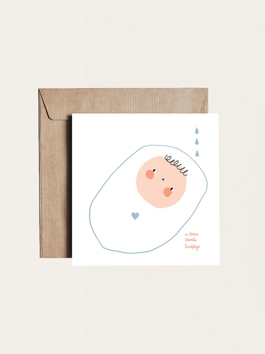 Greeting Card - Holy Baptism - I Baptize You With Water