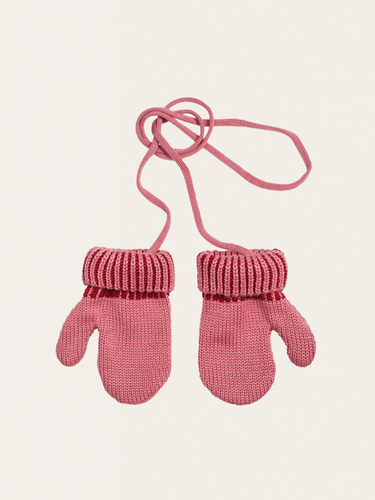 Merinowollhandschuhe mit Schnur