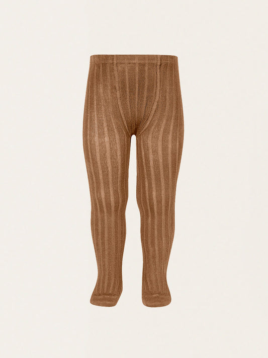 Prążkowane rajstopy basic