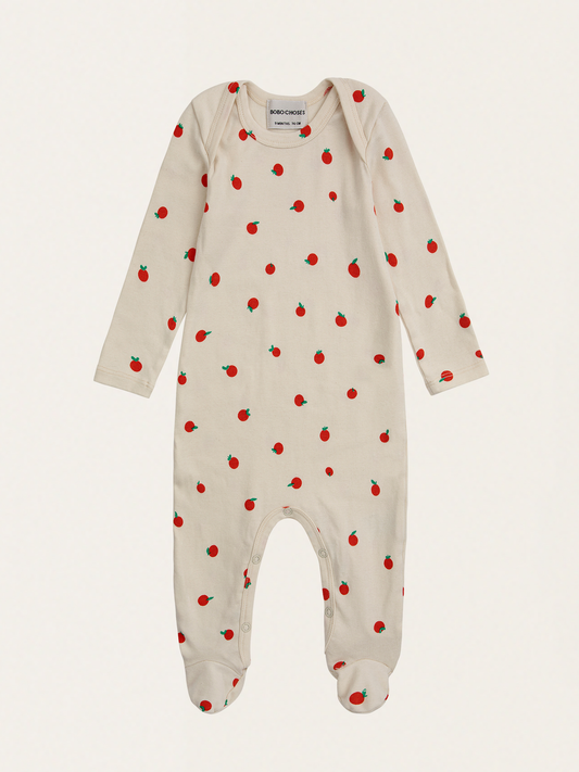 Zestaw niemowlęcy - śpioszki Tomato + akcesoria Vichy