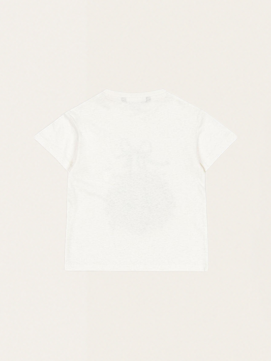 Bawełniany T-shirt z lnem Era Tee