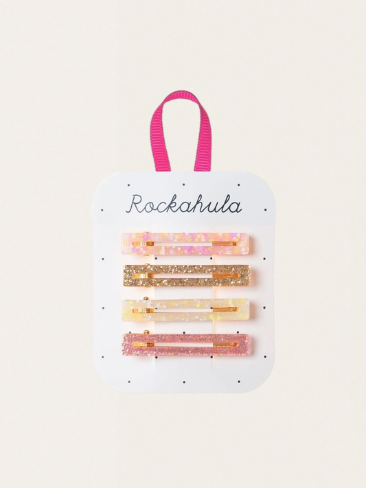 Spinki do włosów 4 szt. Confetti Acrylic