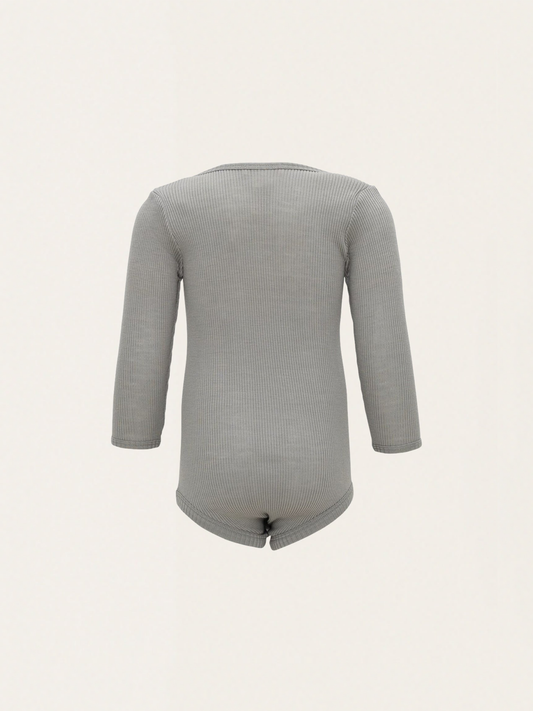 Body z wełny merino Alaska - Dusty Sage