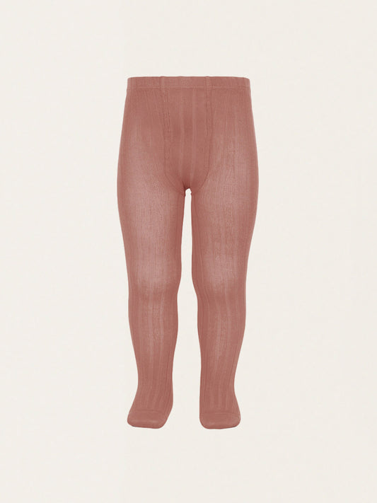 Prążkowane rajstopy basic