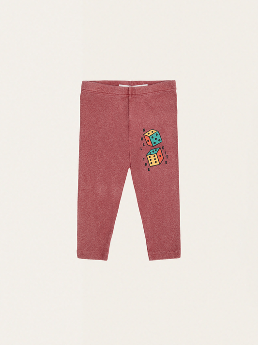 Bawełniane legginsy Baby Roll The Dice