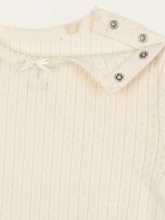 Bawełniany long sleeve Minnie  Buttercream