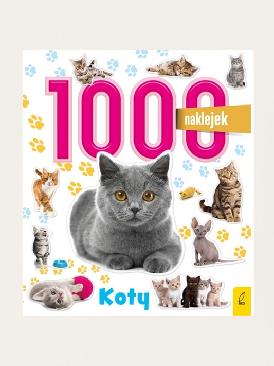 1000 naklejek. Koty