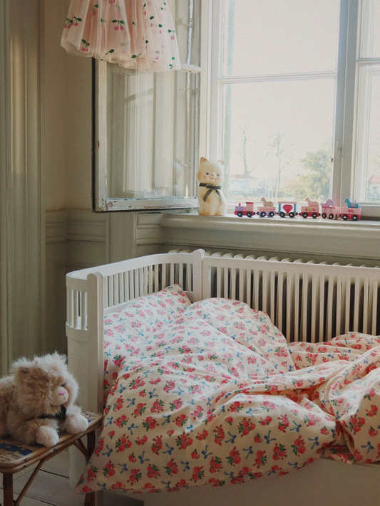 Drewniany pociąg magnetyczny z jednorożcami