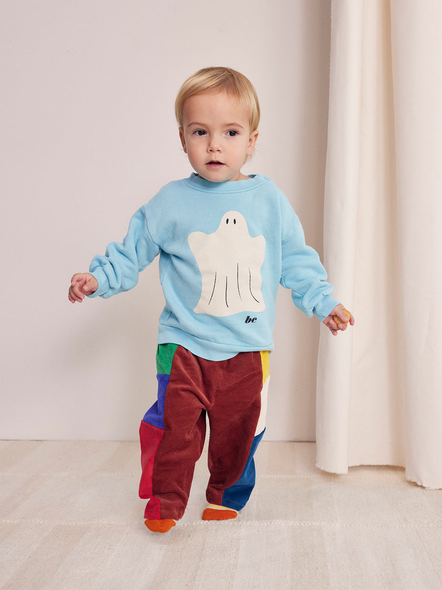 Sztruksowe spodnie Baby Colorblock