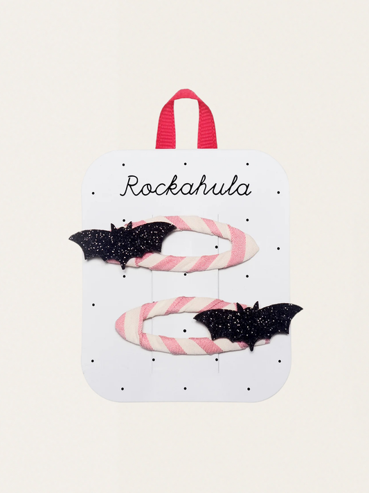 Spinki do włosów 2 szt. Glitter Bat Clips