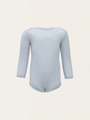 Body z wełny merino Alaska - Ice Blue