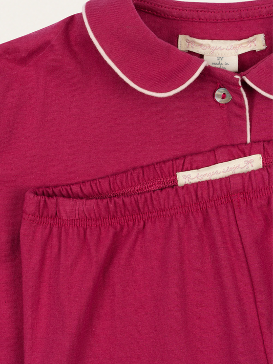 Piżama dwuczęściowa Pio Sangria