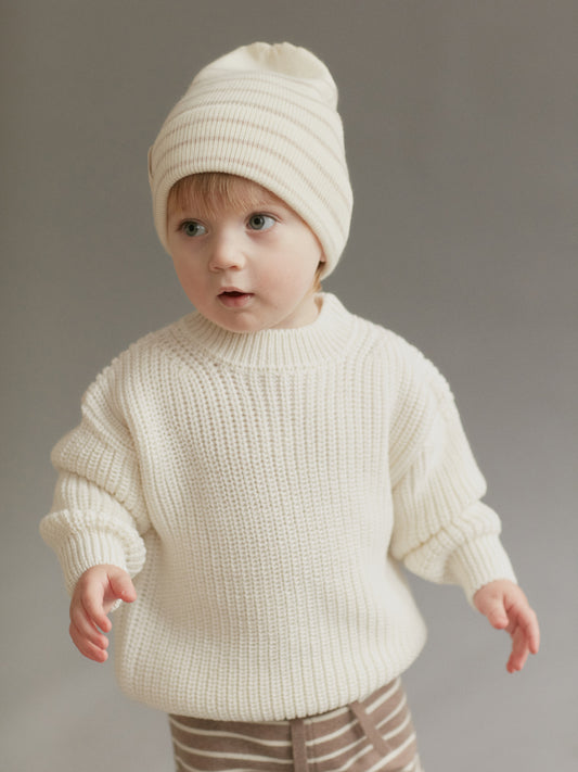 Czapka typu beanie z wełny merino 'Fine'