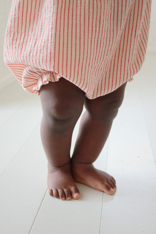 Bawełniany rampers Ellie Amour Stripe