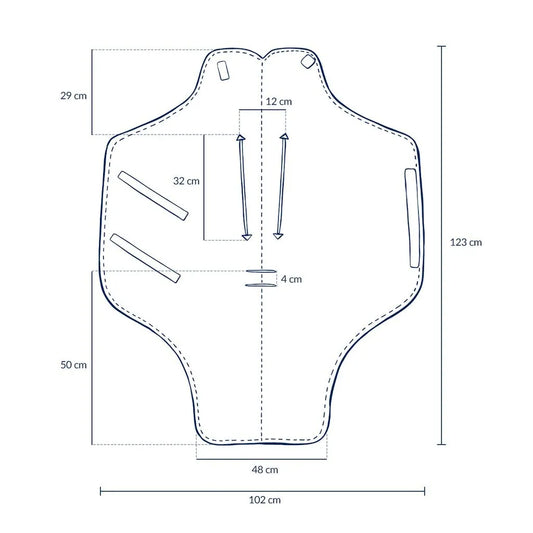 Kocyk do fotelika samochodowego Multi
