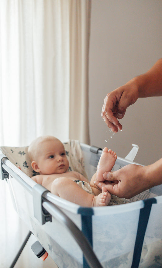 Składana wanienka dla dzieci z wkładką Flexi Bath Bundle