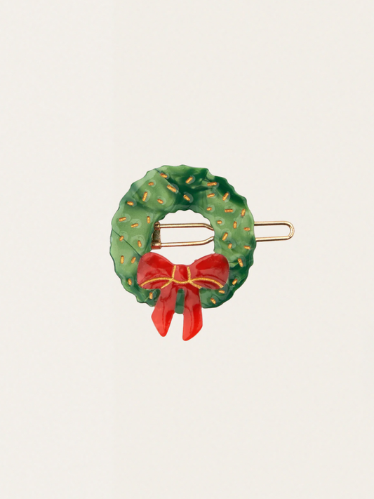 Spinka do włosów Christmas Wreath