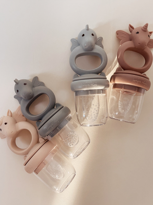 Silikonowy gryzak do podawania pokarmu - 2 szt.