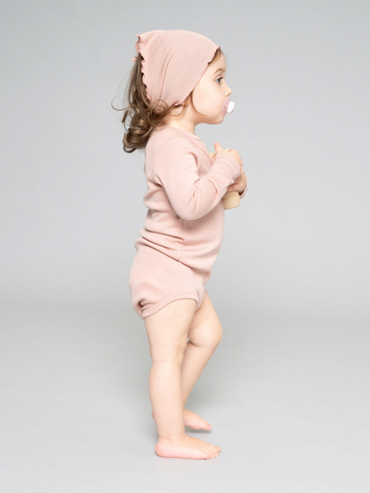 Ciepłe body z mieszanki wełny i jedwabiu Dawn