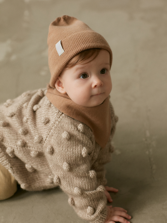 Puchaty Cardigan Popcorn